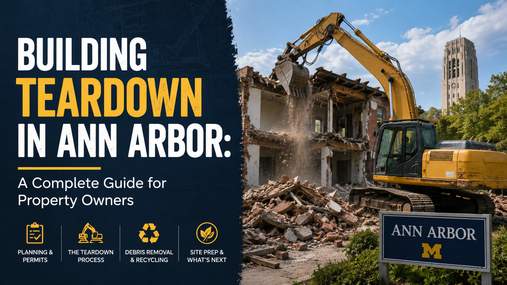 Building Teardown in Ann Arbor: A Complete Guide for Property Owners